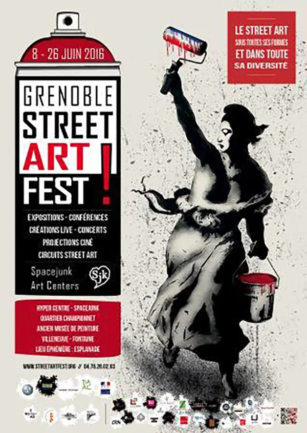 Affiche Grenoble Street Art Fest 2016
