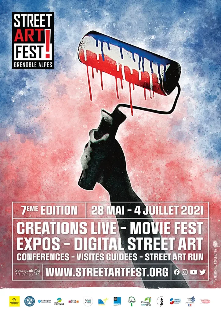 Affiche Street Art Fest Grenoble Alpes 2021