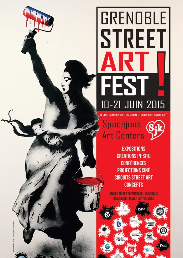 Affiche Grenoble Street Art Fest 2015